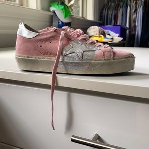 Pink Golden Goose High Stars